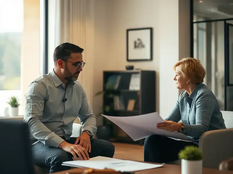 Consultation meeting with flooring experts